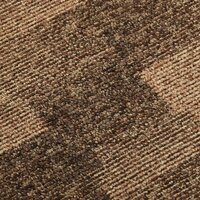 Tapijttegels 20 st 5 m&sup2; bruin