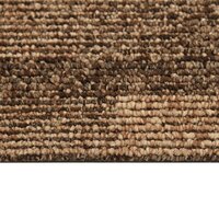 Tapijttegels 20 st 5 m&sup2; bruin