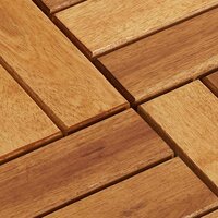 Terrastegels acaciahout 30 x 30 cm (10 stuks)