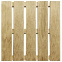 Terrastegels 6 st 50x50 cm hout groen