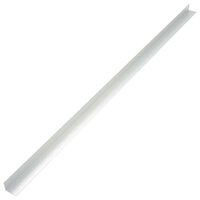 5 st Terras hoekplinten 170 cm aluminium zilverkleurig