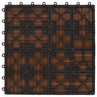 11 st Terrastegel 30x30 cm 1 m&sup2; HKC bruin