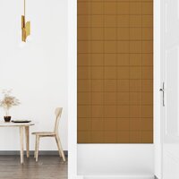 Wandpanelen 12 st 1,62 m&sup2; 90x15 cm fluweel bruin