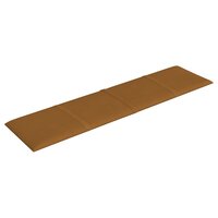 Wandpanelen 12 st 1,08 m&sup2; 60x15 cm fluweel bruin