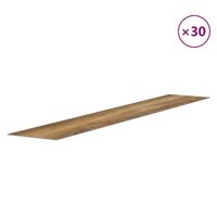Wandpanelen houtlook 4,12 m&sup2; PVC bruin