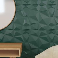 24 st Wandpanelen diamant 6 m&sup2; 50x50 cm XPS groen