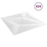 24 st Wandpanelen ster 6 m&sup2; 50x50 cm XPS wit