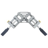Hoekklem met dubbel handvat 95 mm aluminium