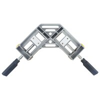 Hoekklem met dubbel handvat 95 mm aluminium