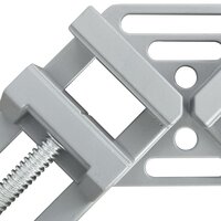 Hoekklem met dubbel handvat 95 mm aluminium