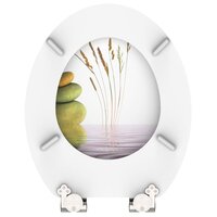 Toiletbril met soft-close BALANCE MDF