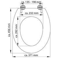 Toiletbril WHITE duroplast