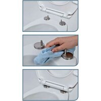Toiletbril WHITE duroplast