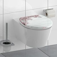 Toiletbril met soft-close FLOWERS &amp; WOOD