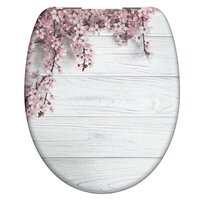 Toiletbril met soft-close FLOWERS &amp; WOOD