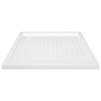 Douchebak met noppen 90x90x4 cm ABS wit
