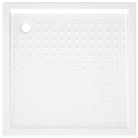 Douchebak met noppen 90x90x4 cm ABS wit