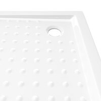 Douchebak met noppen 90x90x4 cm ABS wit