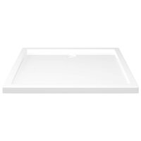 Douchebak rechthoekig 80x90 cm ABS wit