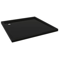 Douchebak vierkant 90x90 cm ABS zwart