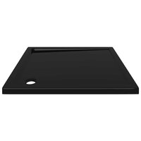 Douchebak vierkant 90x90 cm ABS zwart
