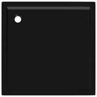 Douchebak vierkant 90x90 cm ABS zwart