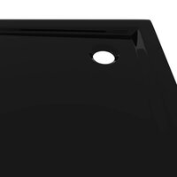 Douchebak vierkant 90x90 cm ABS zwart