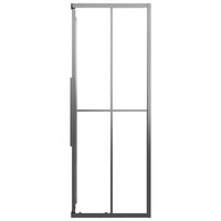 Douchecabine 80x80x180 cm mat ESG zwart