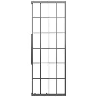 Douchecabine 80x70x180 cm mat ESG zwart