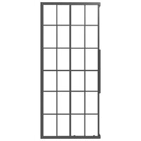 Douchecabine 80x70x180 cm mat ESG zwart