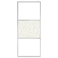 Inloopdouchewand met stenenmotief 100x195 cm ESG-glas