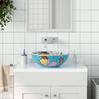 Opzetwasbak rond &Phi;41x14 cm keramiek meerkleurig