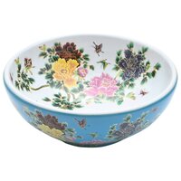 Opzetwasbak rond &Phi;41x14 cm keramiek meerkleurig