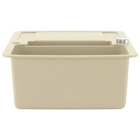 Gootsteen dubbele bakken graniet beige