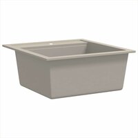 Gootsteen enkele bak graniet beige