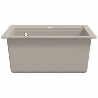Gootsteen enkele bak graniet beige