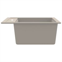 Gootsteen enkele bak graniet beige