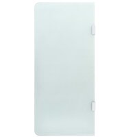 Urinoirschot 90x40 cm gehard glas