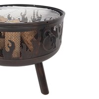Vuurplaats Blazer staal bronskleurig