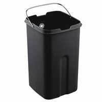 Afvalbak Laguna 35 L matzilverkleurig