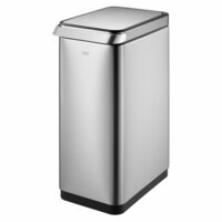 Afvalbak Touch Bar 30 L matzilverkleurig