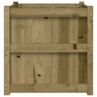 Plantenbakken 2 st cm ge&iuml;mpregneerd hout