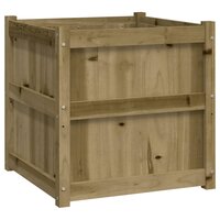 Plantenbakken 2 st cm ge&iuml;mpregneerd hout