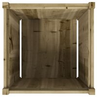 Plantenbakken 2 st cm ge&iuml;mpregneerd hout