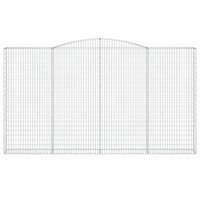 Schanskorven 10 st gewelfd 400x30x220/240 cm ijzer