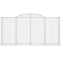 Schanskorven 30 st gewelfd 300x50x140/160 cm ijzer