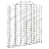 Schanskorven 8 st gewelfd 200x30x220/240 cm ijzer