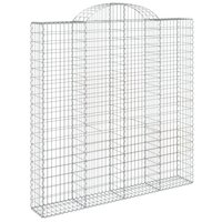 Schanskorven 10 st gewelfd 200x30x200/220 cm ijzer