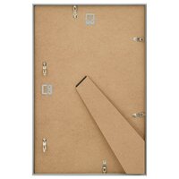 Fotolijsten 5 st voor wand of tafel 50x70 cm MDF zilverkleurig