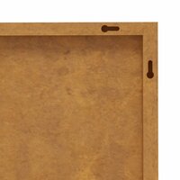 Wanddecoratie tuin grasontwerp 55x55 cm cortenstaal